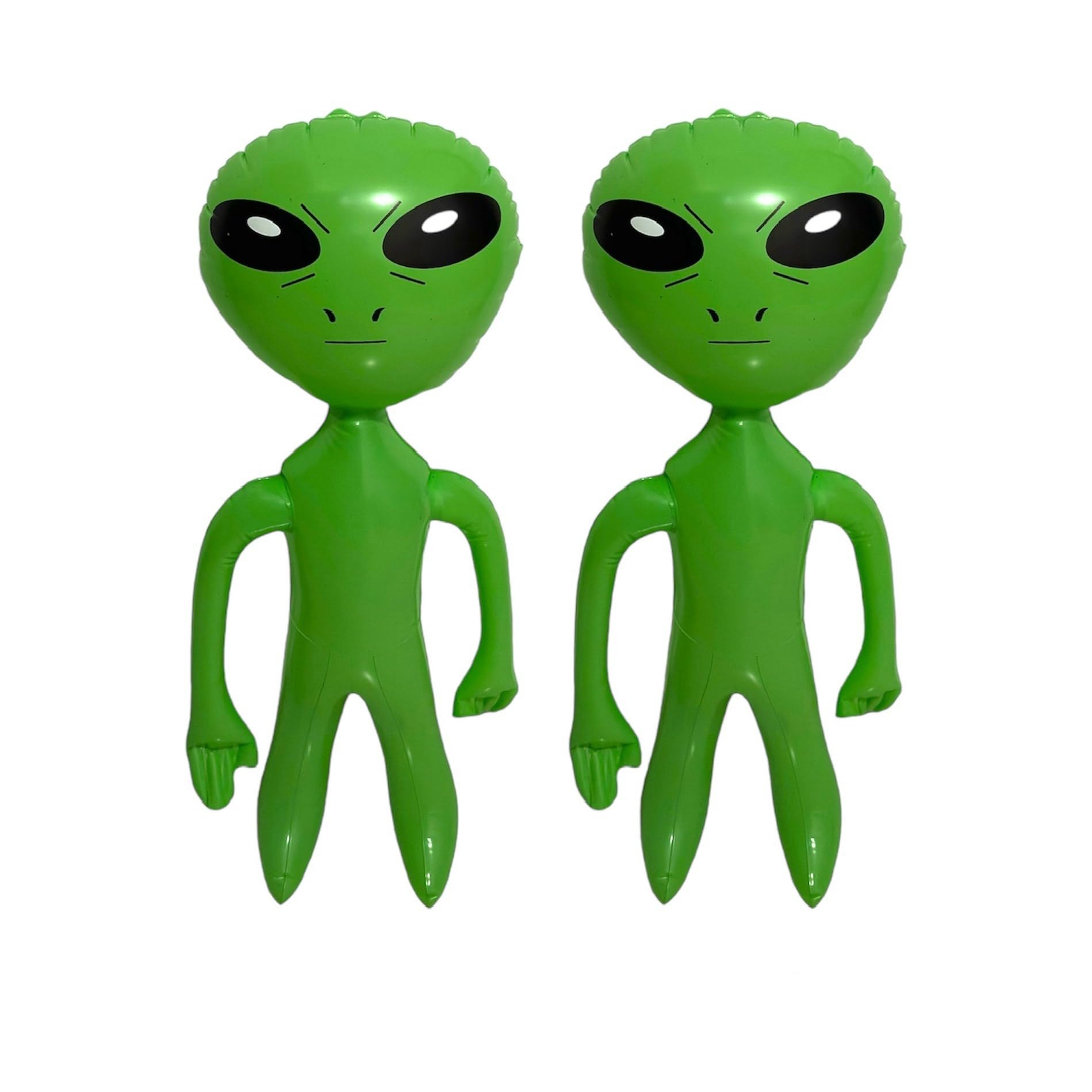 Pack de 2 Alienígenas Inflable 64cm Color Verde