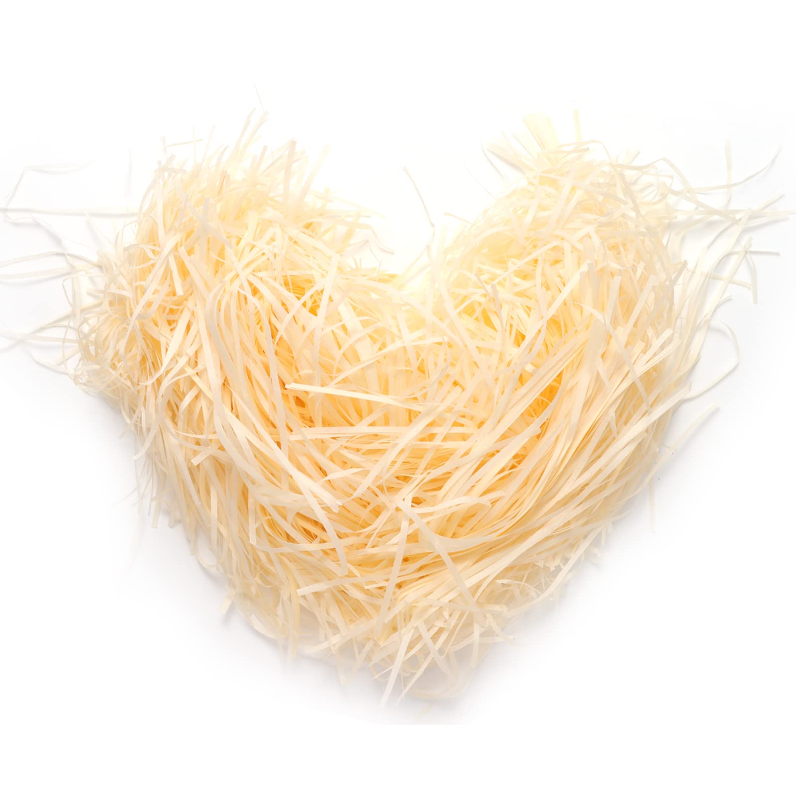 Lyaor 200 Grams Raffia Gift Filler Paper Shreds Gift Filler Paper Shreds Box Filling Material Grass Craft Shredded Tissue Paper for Basket Filling Gift Box Decoration DIY Gift Packaging