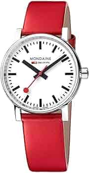 MONDAINE レディース時計 赤 楽天市場】モンディーン レディース レッドの通販