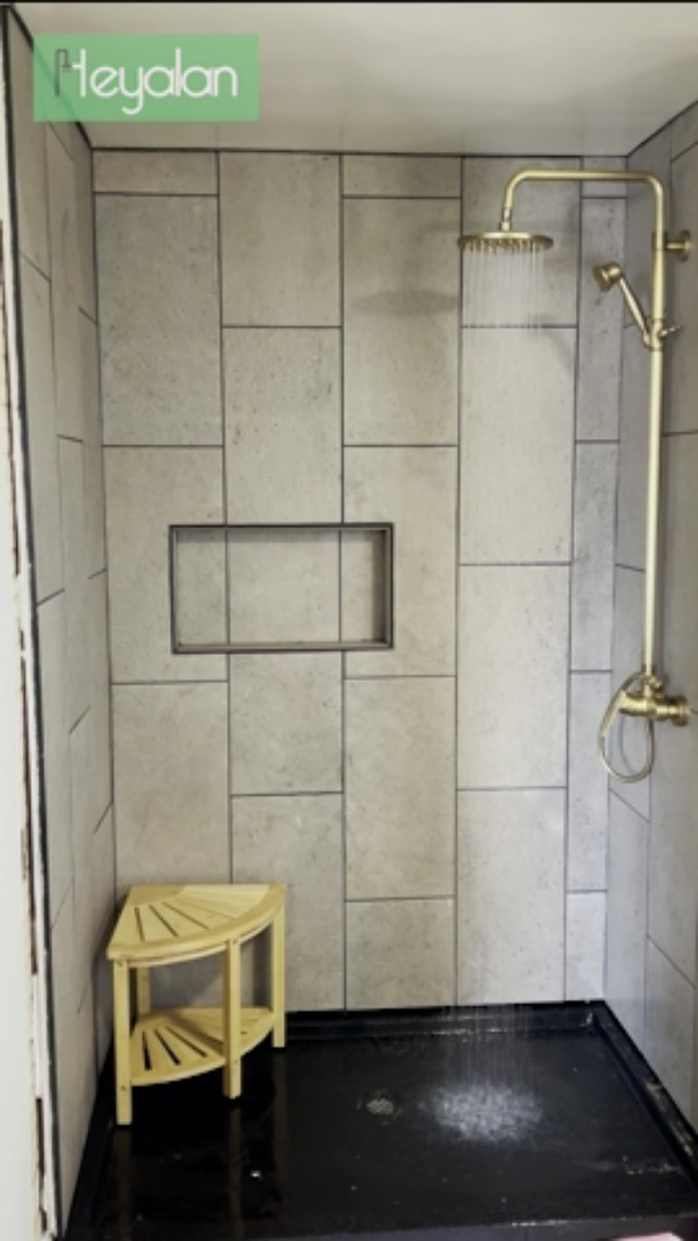 Polish Chrome Exposed Shower System 2 Functional Bathroom Shower