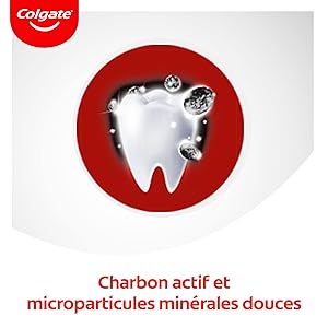 Colgate Natural Whitening Charcoal Toothpaste 75 ml - Max White - Removes up to 100% of surface stains Colgate Natural Whitening Charcoal Toothpaste 75 ml - Max White - Removes up to 100% of surface stains