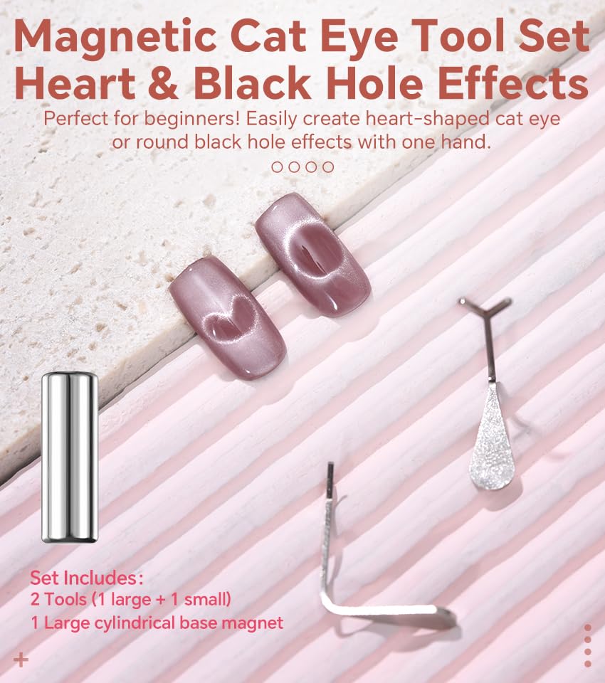 Heart Magnet Y-Shaped Guide Wand for Cat Eye Gel Polish image 4