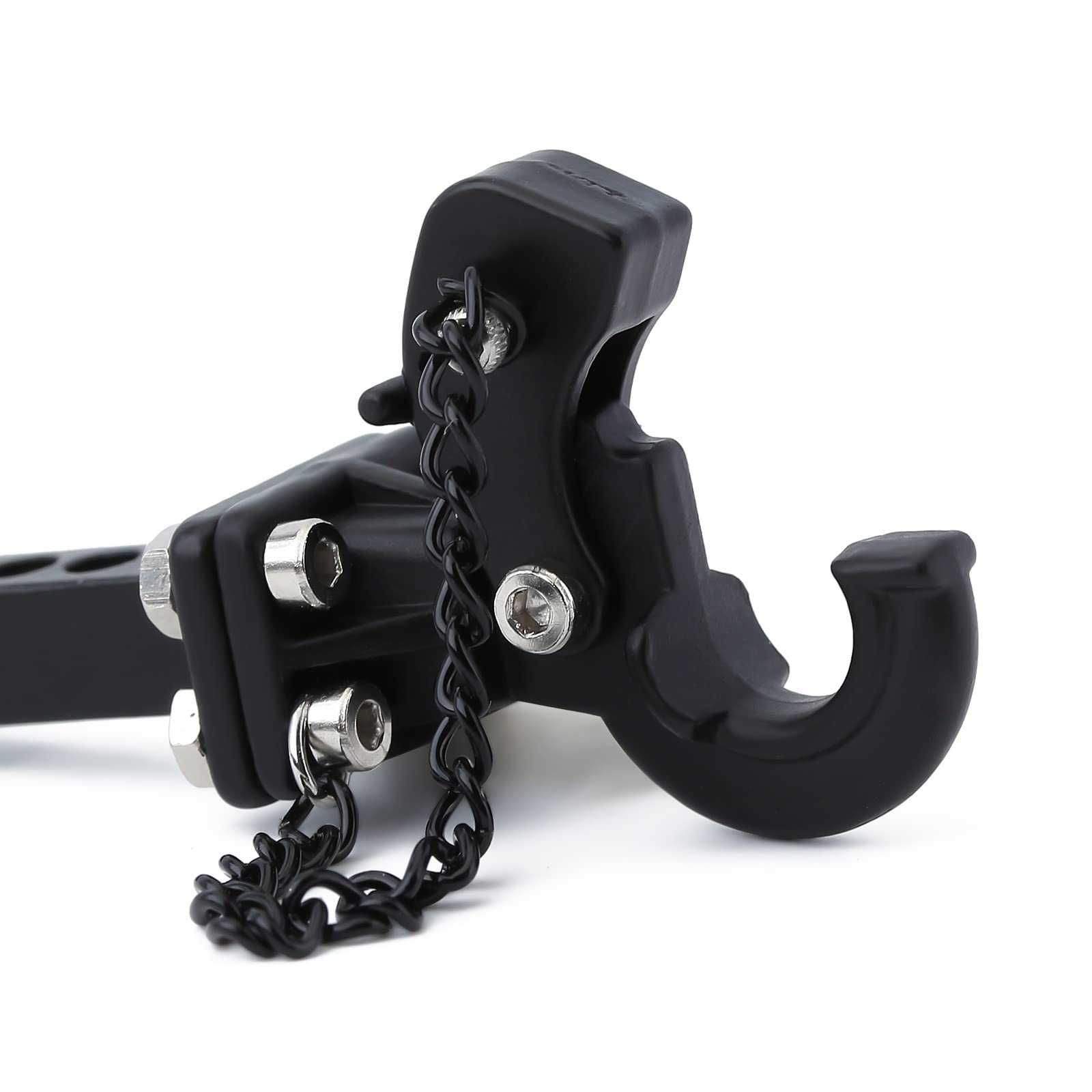 NISHZHU Metall-Heckstoßstange Mit Abschlepphaken Für RC Crawler 1/8 1/10 - Für Axial SCX10 TRX4