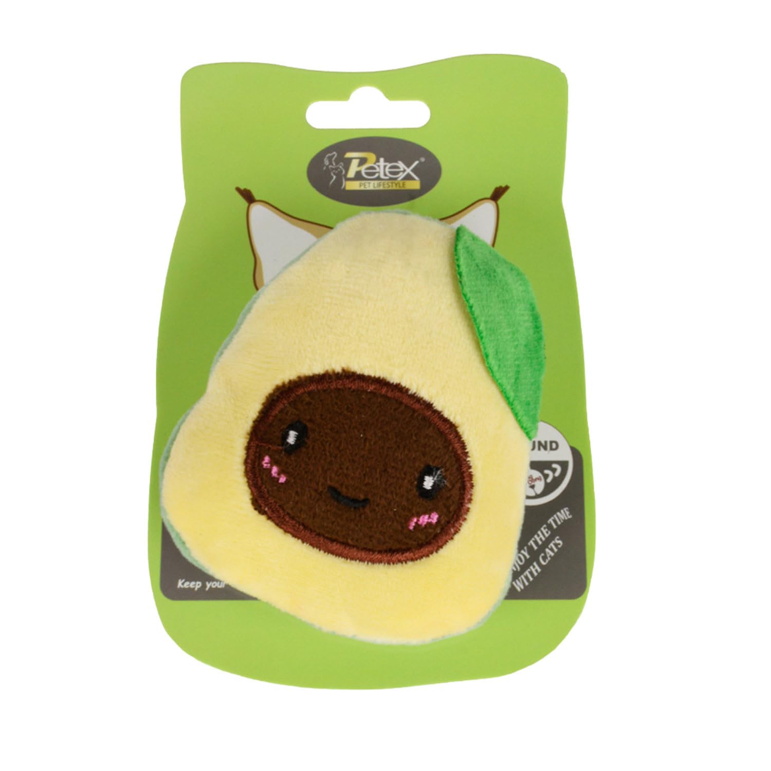 PETEX Microfiber Cat Avocado Toy for Pets | Yellow | Set of 1 (B0CXQ326SQ) Amazon Price History, Amazon Price Tracker