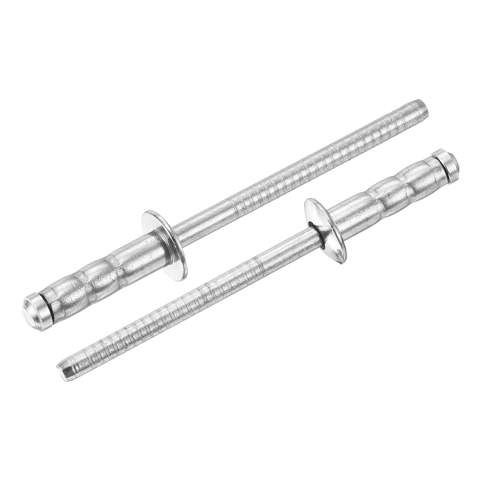 Rivets aveugles 5/32" x 1/2" en acier inoxydable 304 pour tôle et bricolage x50