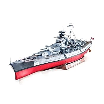 Amazon | 紙モデル ドイツビスマルク戦艦ビスマルク GPM182 フル