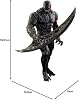 Hot Toys Movie Masterpiece Venom 1/6 Scale Figure, Black