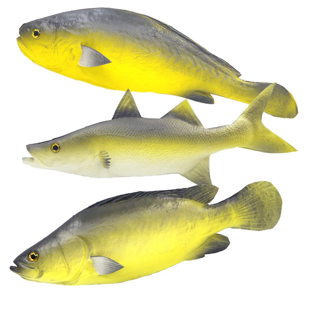 Ailejia3 PCS Fake Fish Food Decoration Fish Party Decorations Shop Display Decoration Sea Creatures Kitchen Decoration Photography Props