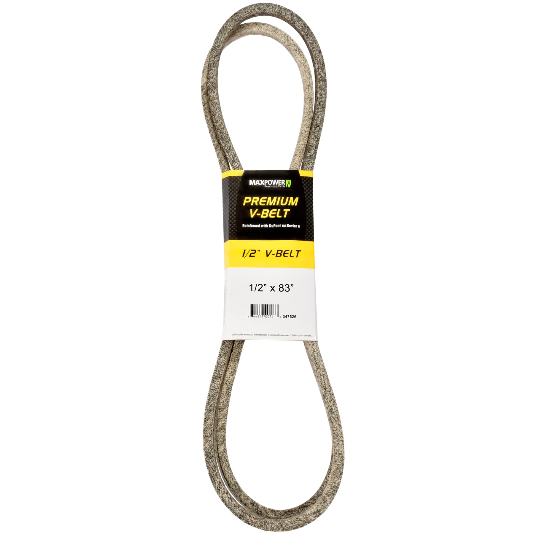 MAXPOWER Cinghie 347526, rinforzante in Kevlar, 1/2" x 83" - 4L830 - Lunghezza Esterna L(a) 2110 mm.