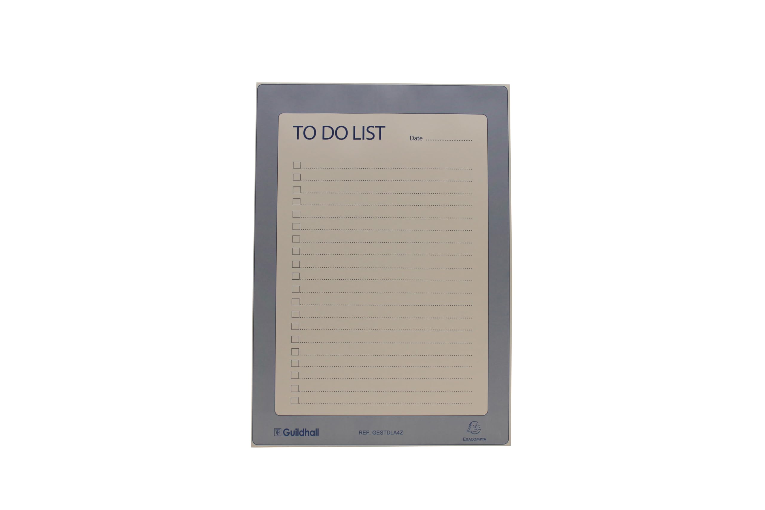 Ref GESTDLA4Z - Guildhall - Essentials To Do List Pad, A4, 60