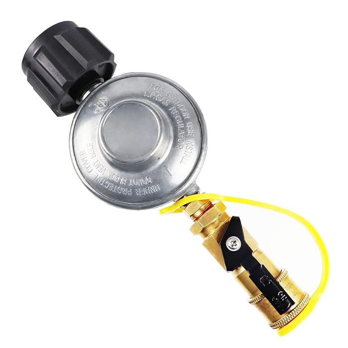 Buy Sprance Propane 1/4" Quick Connect Adapter with Gas Grill Regulator