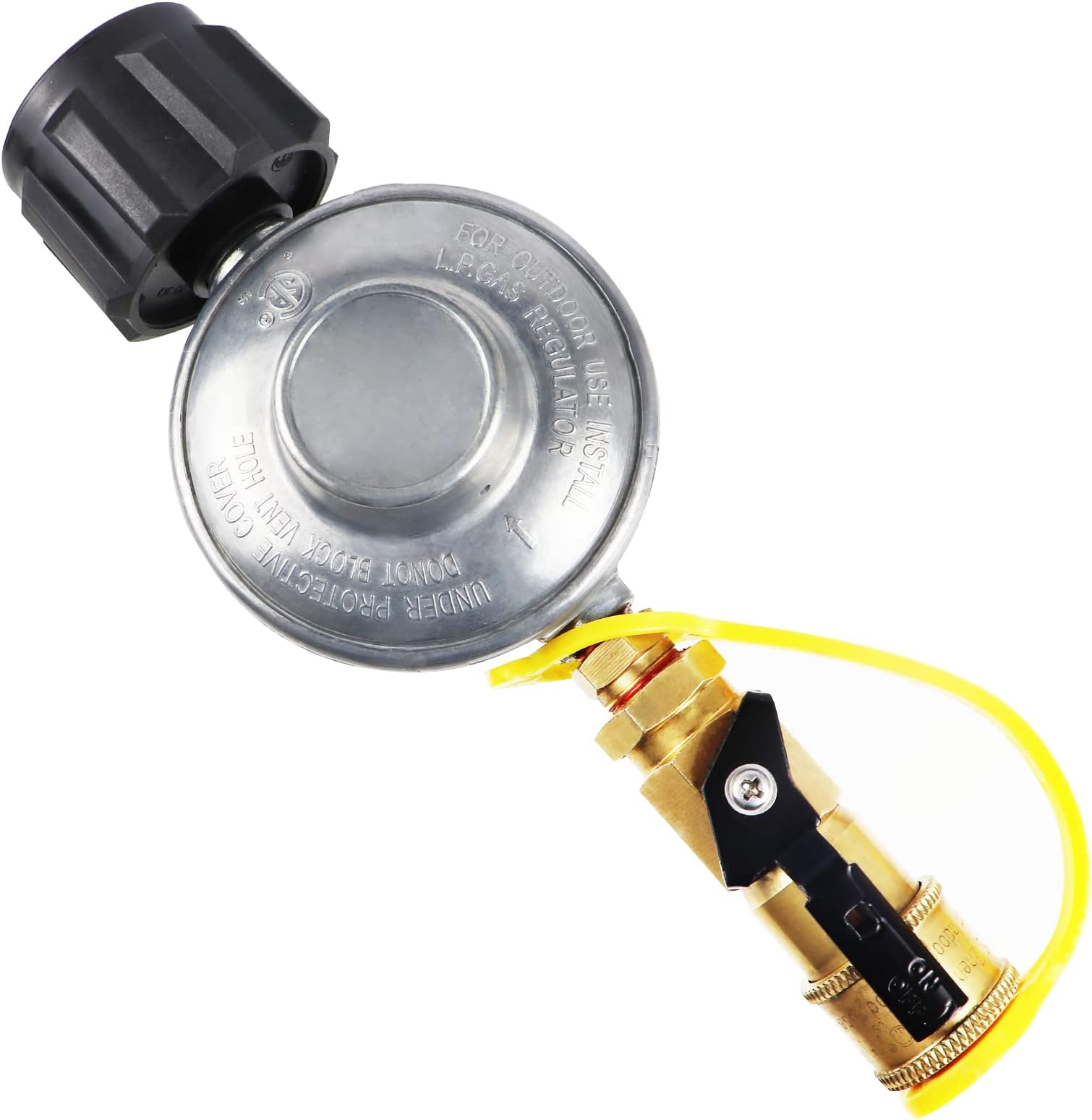 Propane Quick Connect Adapter,1/4 "Quick Connect Fittings,Connect 5-60Lb Propane Tank to Grill,For heaters, Grills,Propane Regulator,RV Propane Regulator,Propane Quick Connect,Propane Tank Regulator