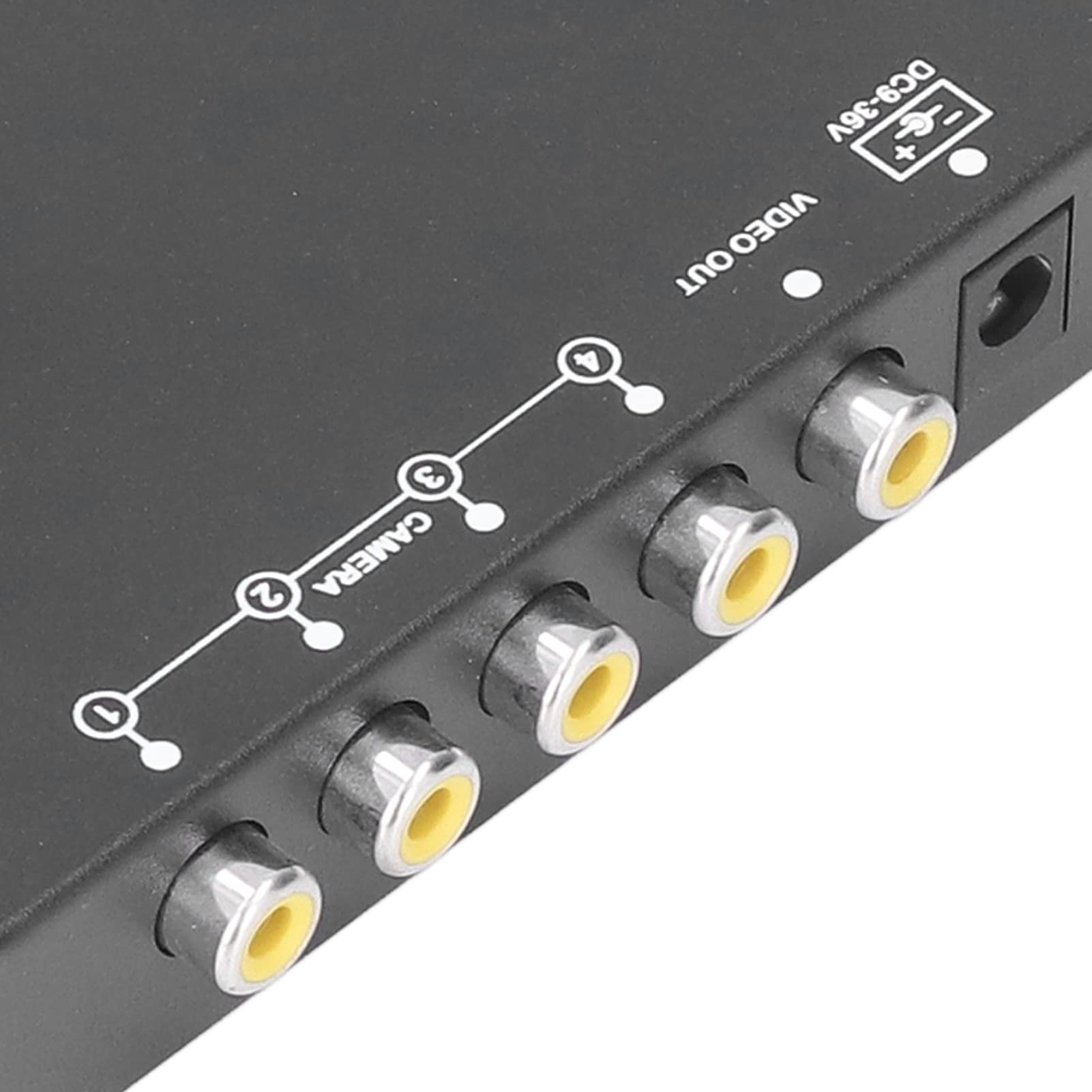 KIMISS Grabador de Vídeo Digital Móvil, DVR Móvil de 4 Canales para Coche Mini MDVR 1080P Grabador de Vídeo para Autobuses Escolares, Camiones Cisterna, Vehículos de Ingeniería