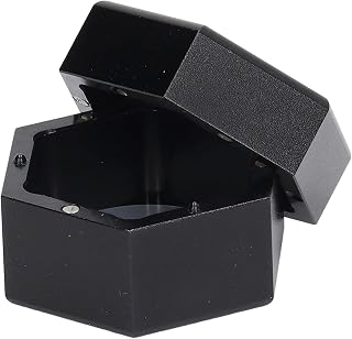 XIASABA Mini caja de tiza portátil para billar hexagonal para piscina cue tiza caja ligera y portátil para accesorios esenciales de billar