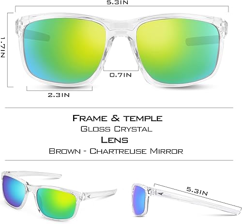 Miniatura 2 de KastKing Toccoa - Gafas de sol deportivas polarizadas para hombres y mujeres, ideales para conducir, pescar, ciclismo y correr, protección UV