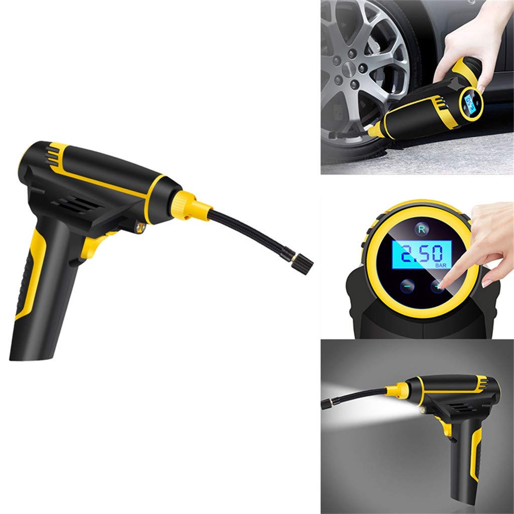 Buy Glumes Portable Air Compressor, 150 PSI Cordless Tire Inflator Air