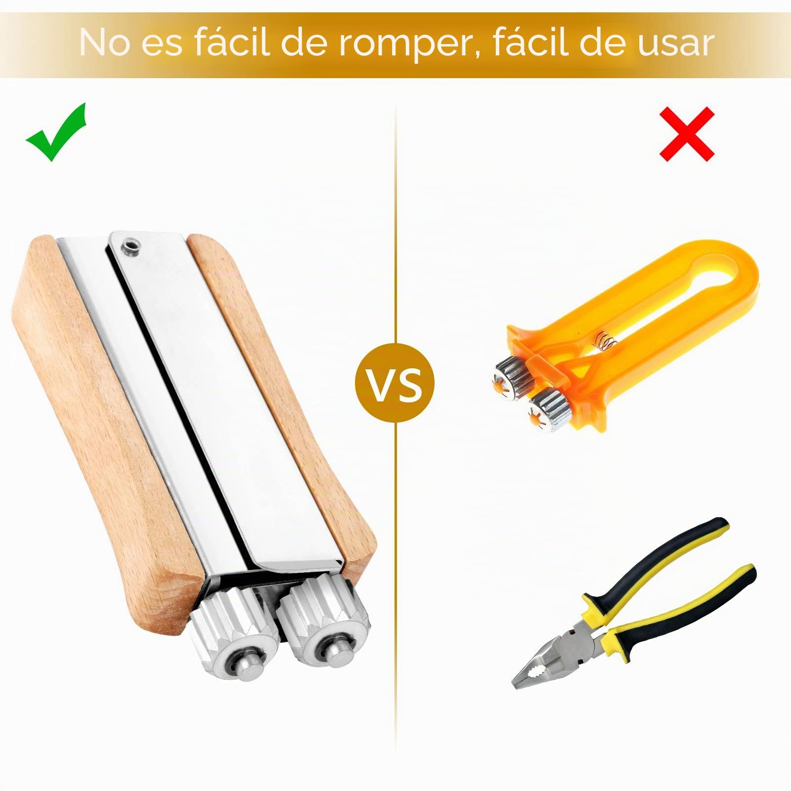 1PCS Herramientas de Apicultura Tensor de Cable para Abeja Apicultura Tensor Alambre Apretado Instalación para La Instalación del Marco de La Colmena de Abejas (13.4x5.7x2.1cm)