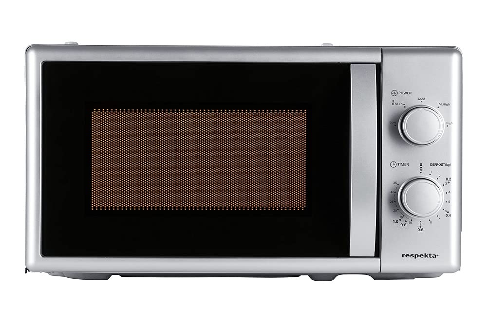 Respekta Unterbau-Mikrowelle MW700 W / 20 L Solo-Mikrowelle / 5 Leistungsstufen / Auftaufunktion / 35 Min. Timer / 30,6 x 45,2 x 26,2 cm (H x B x T)