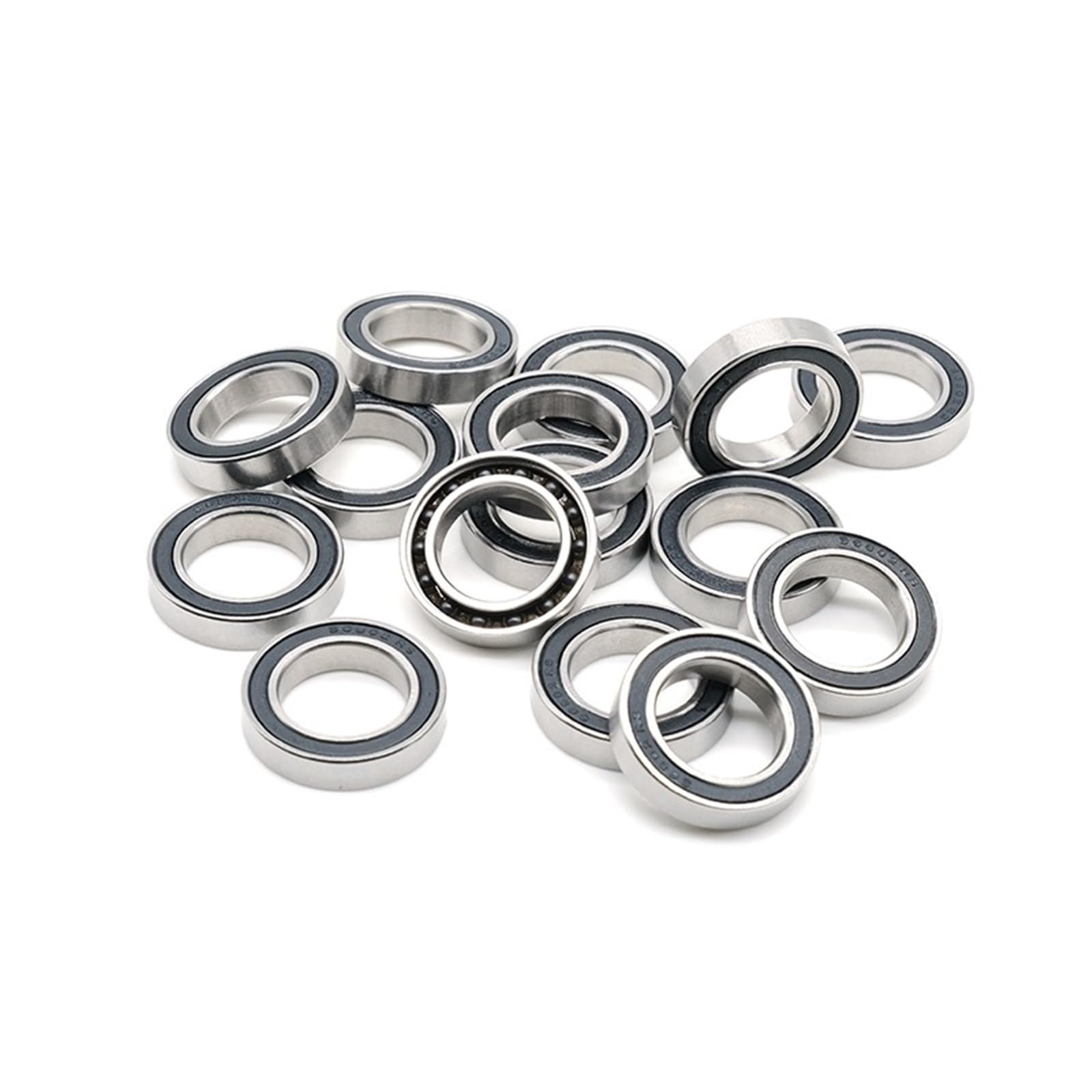 Rodamientos S6802-2RS CB 440C 6802RS, anillos de acero inoxidable con bolas de cerámica Si3N4, 15 x 24 x 5 mm, S6802RS, 1 unidad