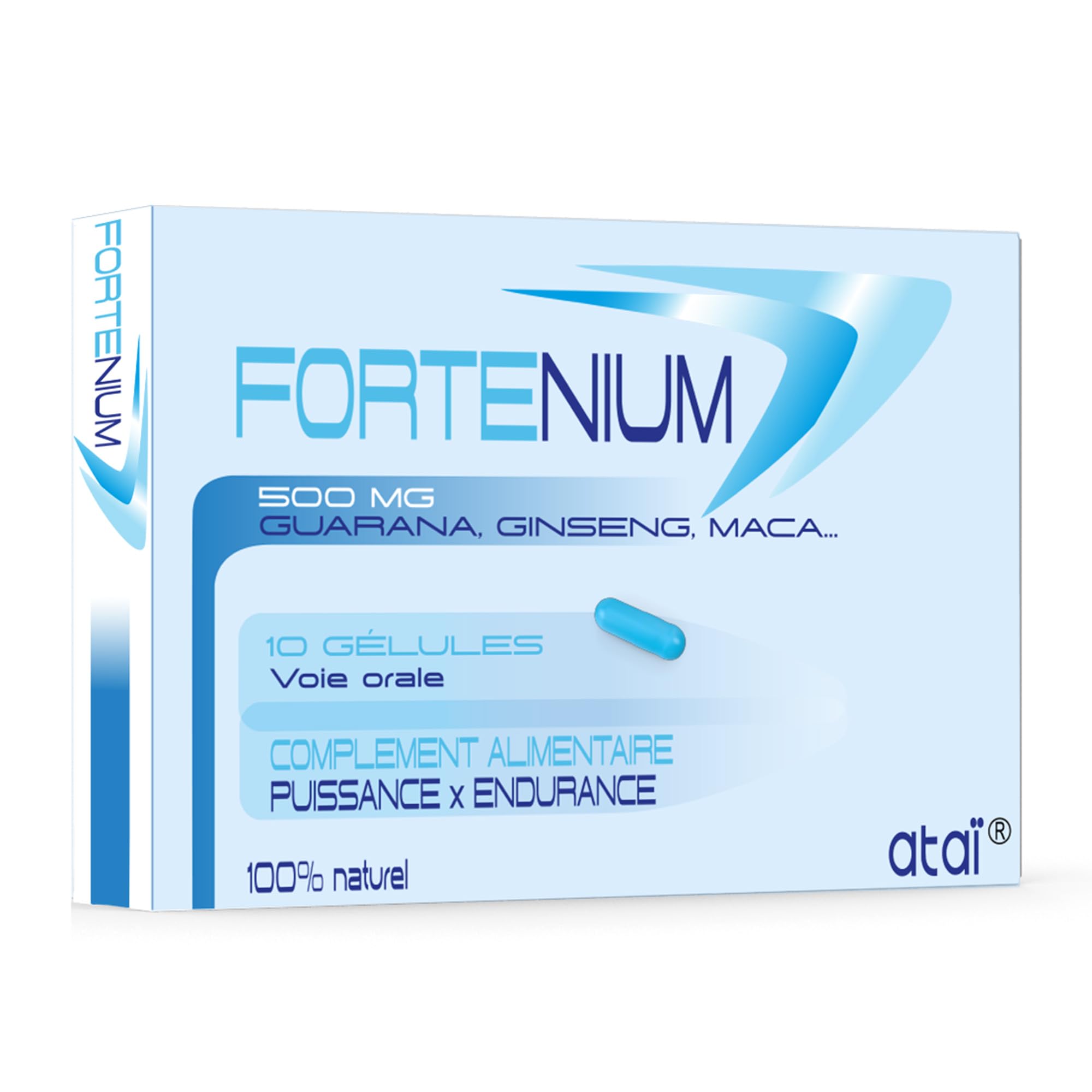 Formule améliorée Homme - Virilité énergie Masculine/Tonifiant Intense pour Homme/Performances et endurance / 10 gélules pour Circulation Sanguine/MACA PANAX GINSENG/FORTENIUM ataï