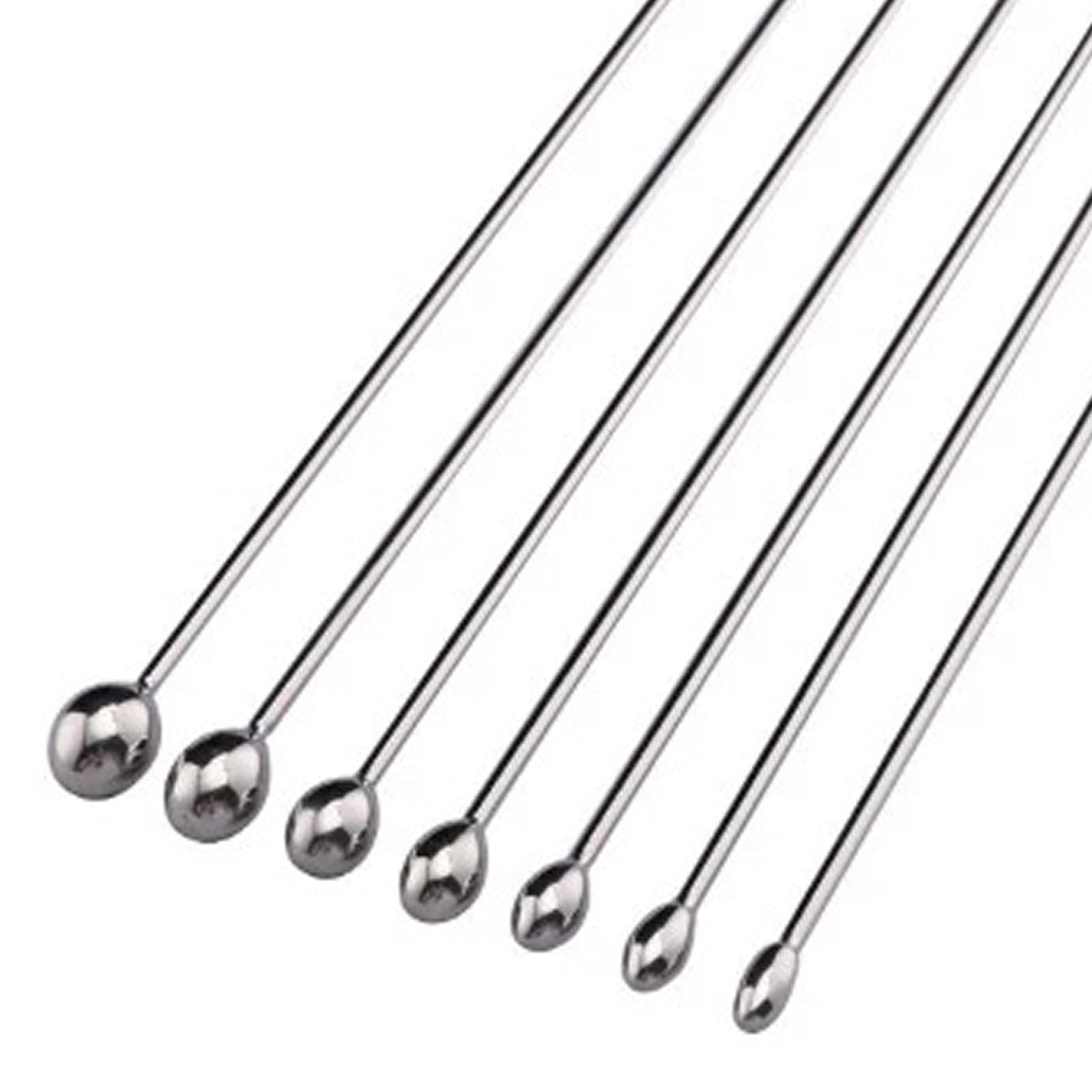 Harnröhren Dilator Set, Edelstahl Penis Plug Dilatoren Perlen Prostata Stimulieren Urethral Dehner Penisstab Katheter Prinzenzepter Masturbation Sexspielzeug for Männer 7 Stück