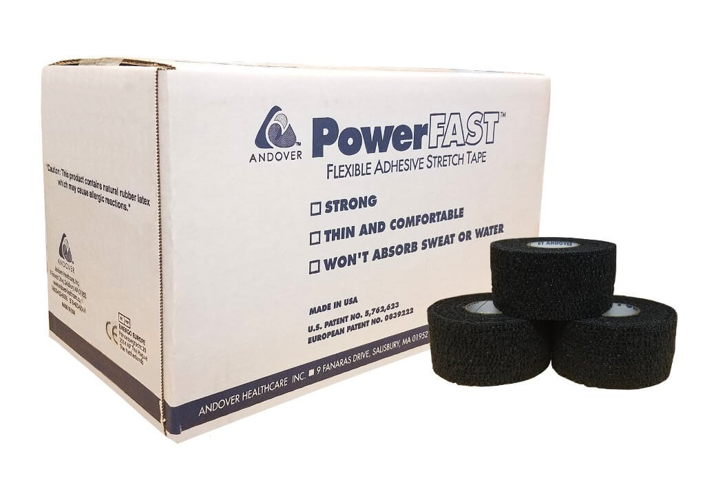 Andover Tape Case - Black - 2inx5yd - 24 Rolls