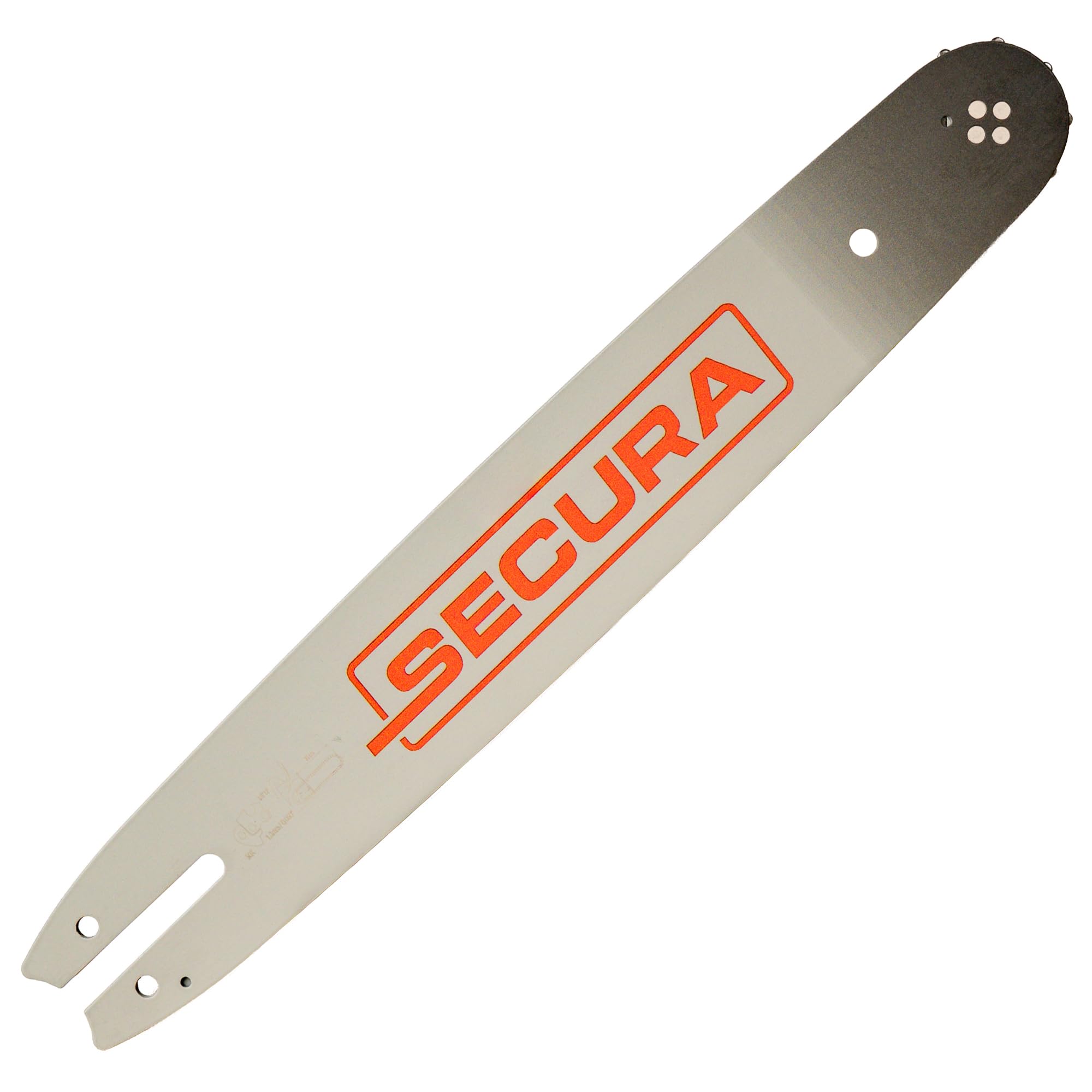 4x Sägekette Halbmeißel + Führungsschiene 35 cm | 3/8LP-1,3-50 | Kompatibel mit Stihl MS170 MS180 017 018 | Motorsägen Ersatzkette Set | SECURA