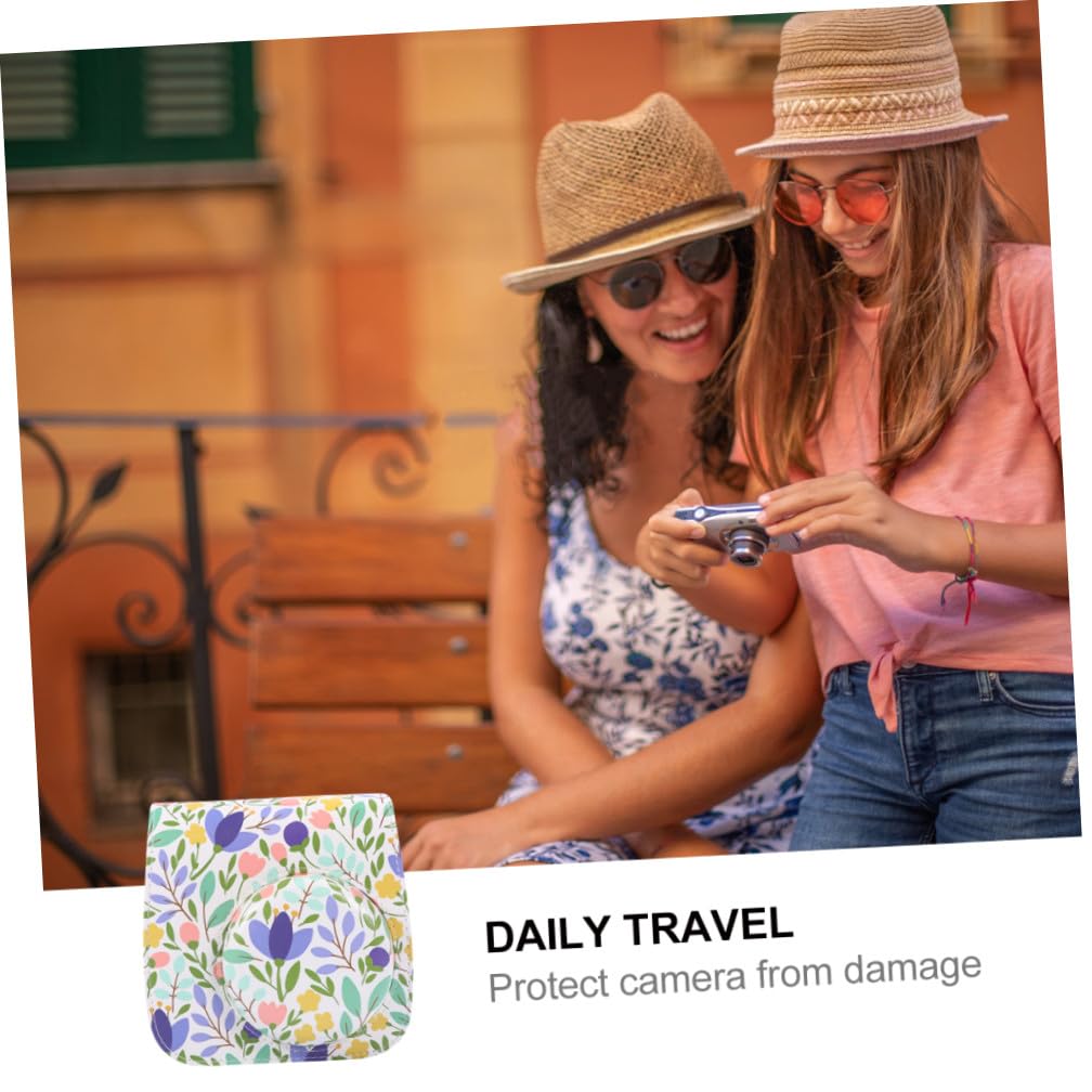 jojofuny Custodia Protettiva Regolabile Da Viaggio In Pelle Pu Per Borsa Per Fotocamera Istantanea Da 3 Pezzi