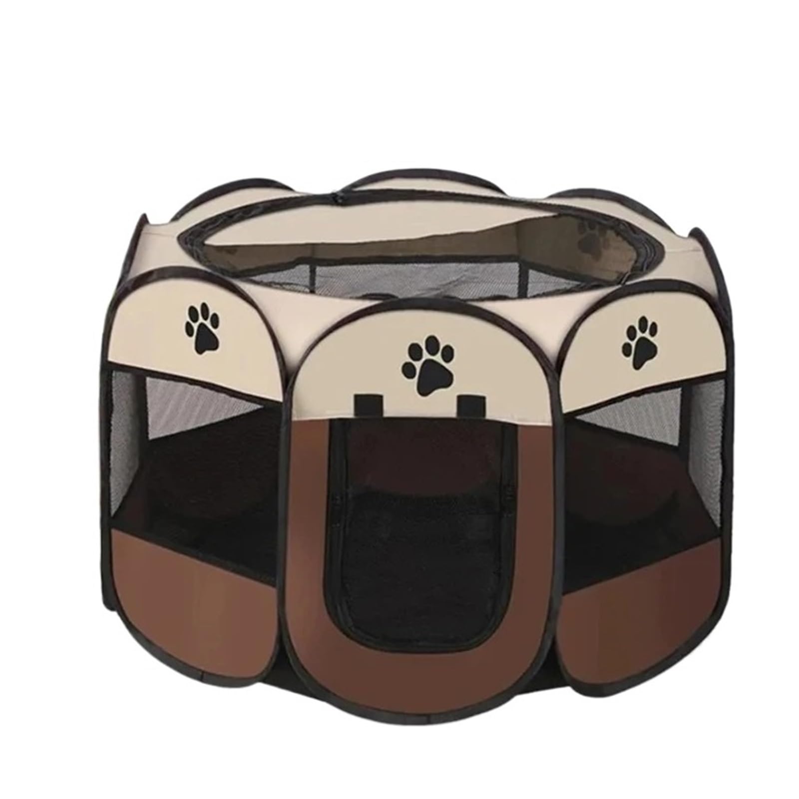 Tentpour animaux de compagnie Tente for animaux de compagnie pliable et portable, chenil octogonal, abri for chiots, facile à utiliser, extérieur, opération facile, grandes cages for chiens et chats(W
