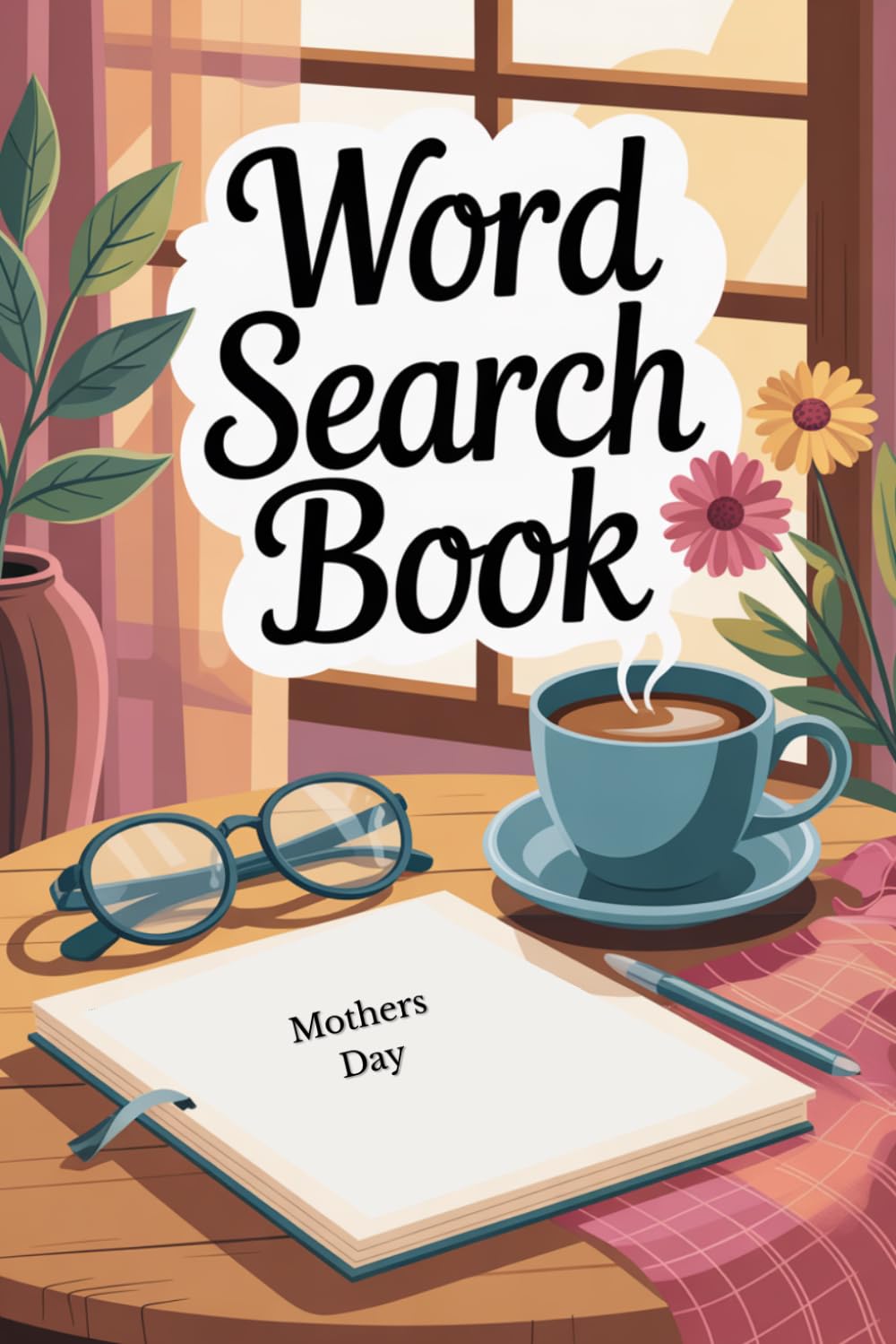 Mothers Day: Word Search Book: 100 Adorable Puzzles with Solutions