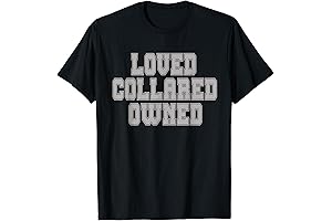 Loved Collared Owned Shirt BDSM Dom Sub Bondage Fetish Tee