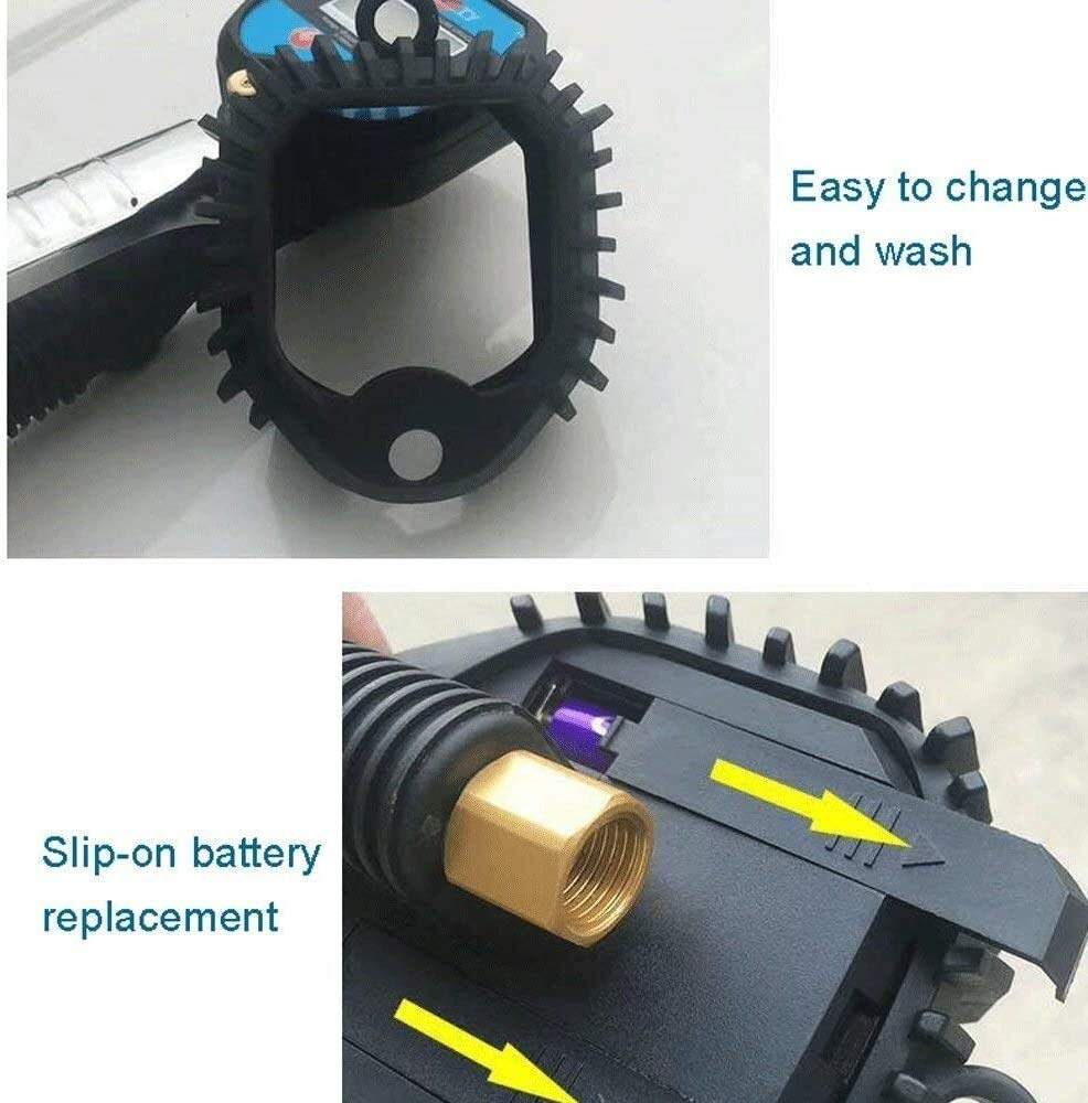 Medidor de presión de neumáticos 255 PSI - Medidor de presión de Aire para neumáticos - Coche, camión, Motocicleta - Precisión Garantizada - Válvula desinfladora - Latón Macizo