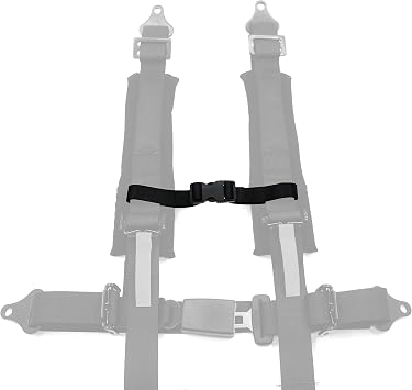 2 PACK Sternum Strap For 2 inch 3 inch 4 point 5 point UTV ATV Golf Cart Go Kart UTV harnesses seat Safety Harness Black, 2 PACK
