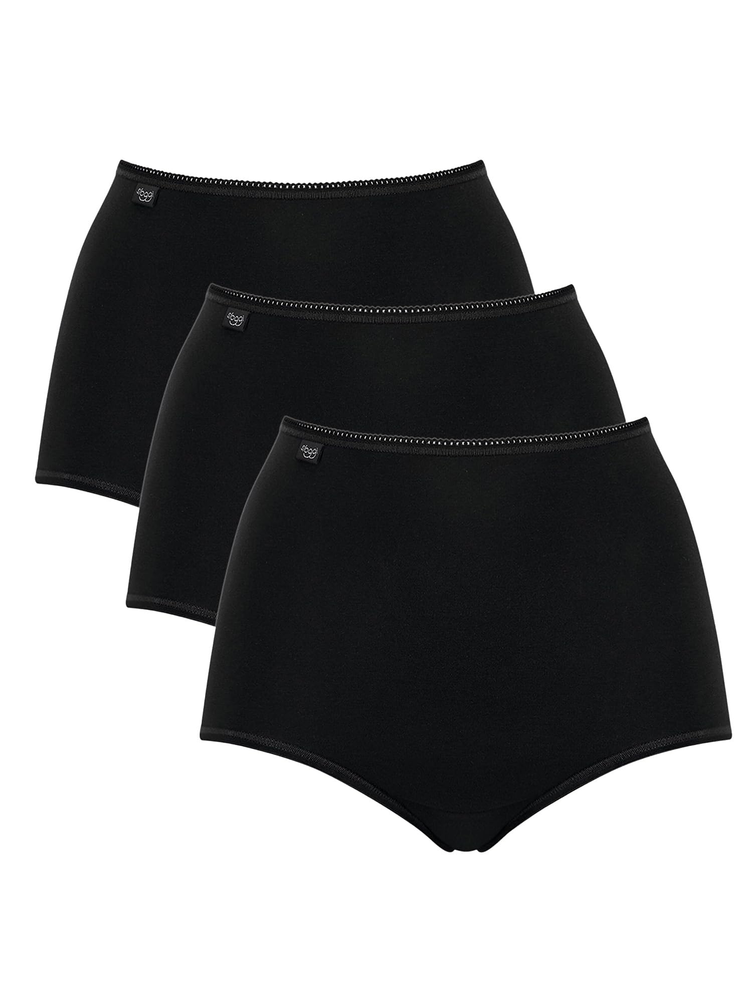 Sloggi Women's 24/7 Cotton Maxi C3p Boxer Briefs, Black (Black 04), 54 UK