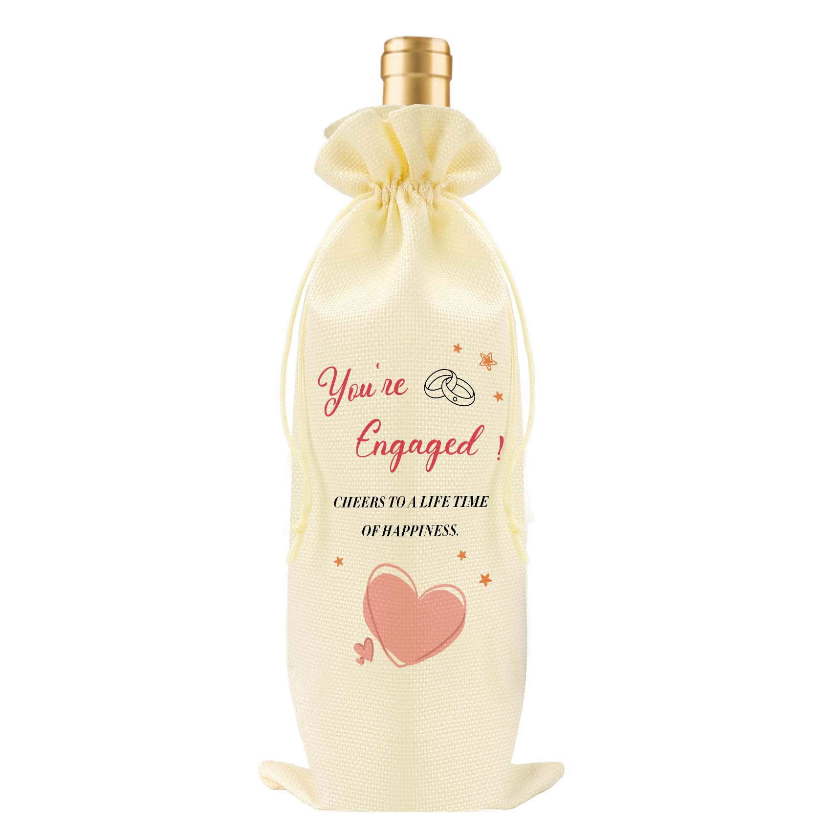 Engagement Presents,Engagement Gifts for Couples,Wedding Gifts for Bride and Groom,Wine Bottle Gift Bag,Mr and Mrs Gift,Bride to Be Gifts,Wedding Gifts for Couple,Gifts for Couples,His and Hers Gifts
