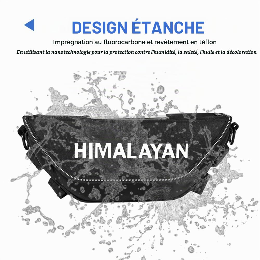 Generico Sac de guidon pour Himalayan 450 HIMALAYAN 450 Sac de voyage pour navigateur de volant de moto Sac de téléphone étanche et antipolver