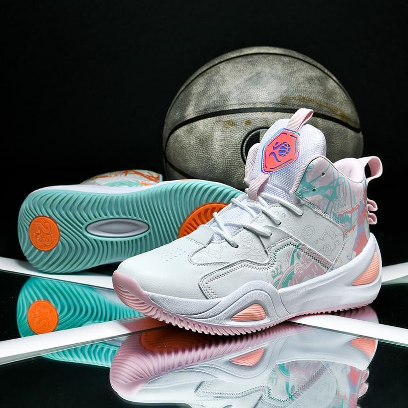 Womens Mens Basketball Shoes Comfortable Athletic Fashion Sneakers Casual Unisex-Adult Outdoor Sport Shoe - Image 6