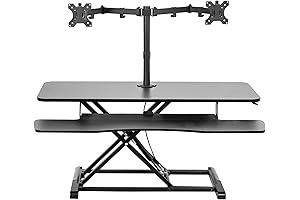 Vivo 42" Height Adjustable Stand Up Desk Converter