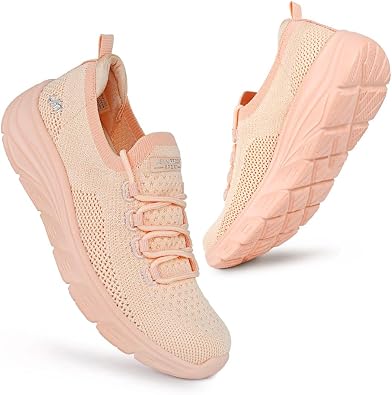 JENN ARDOR Womens Walking Shoes Athletic Slip-on Sock Sneakers Casual Active Running Lightweight Anti-Slip Elastic Tennis Sneakers