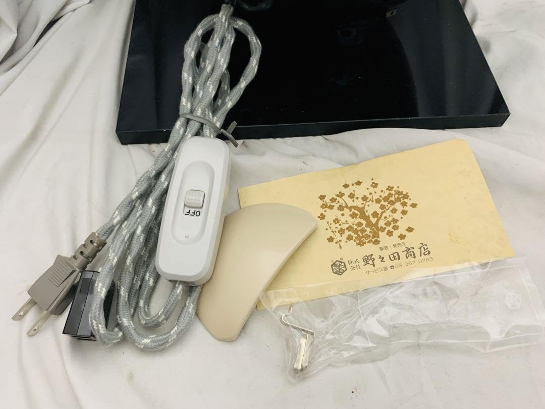 Amazon.co.jp: 風炉型電熱器F406 野々田商店 真塗 紅鉢型 茶道具 炭型 