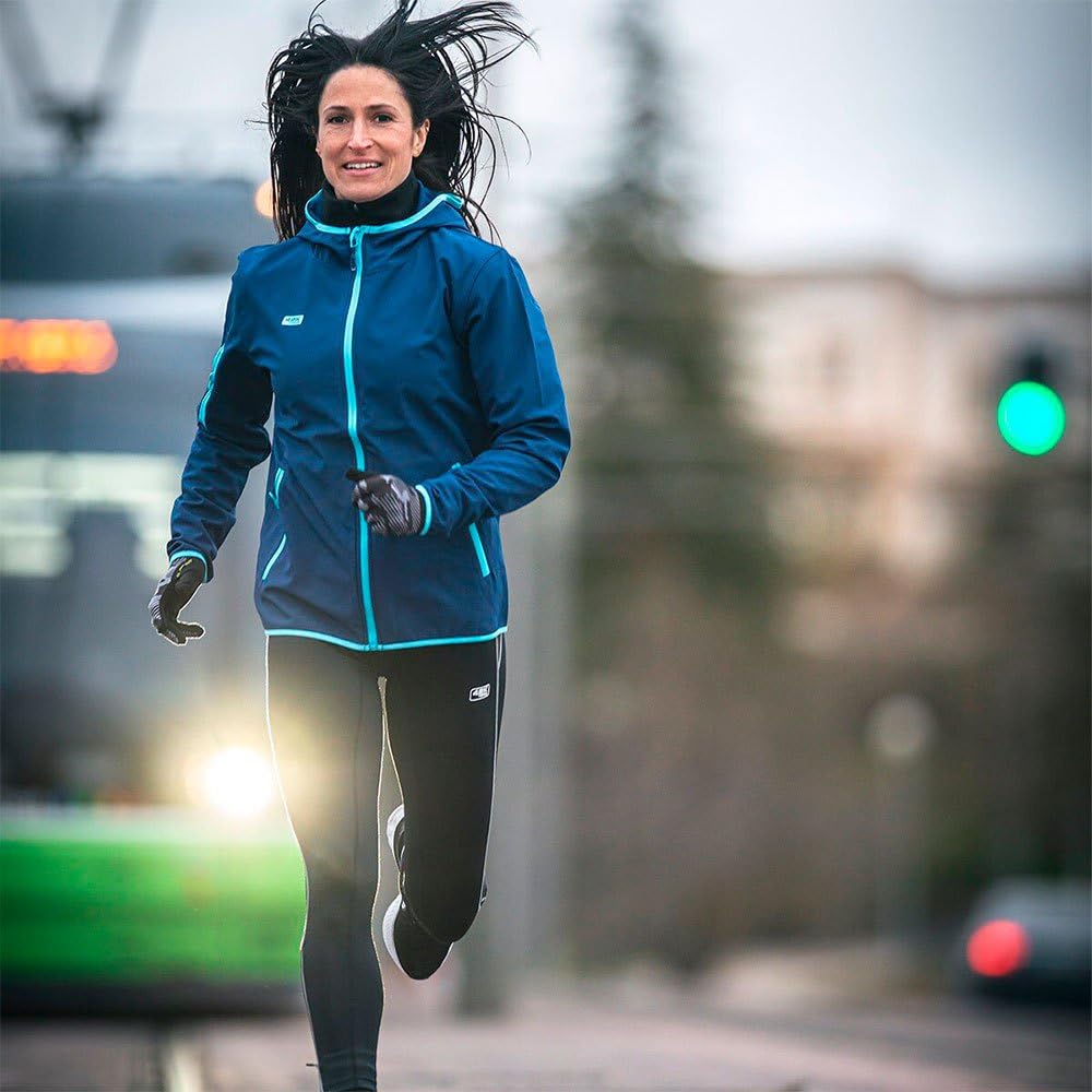 42K RUNNING - Chaqueta técnica 42k SOFTSHELL Azul marino XXL