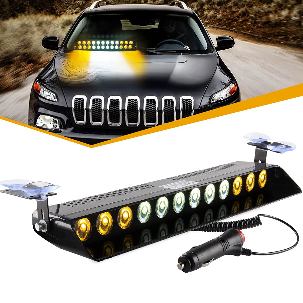 10x LED 3mm Arancione Lampeggiante Trasparente 6-12V – Ideale Per Segnalazione Veicoli