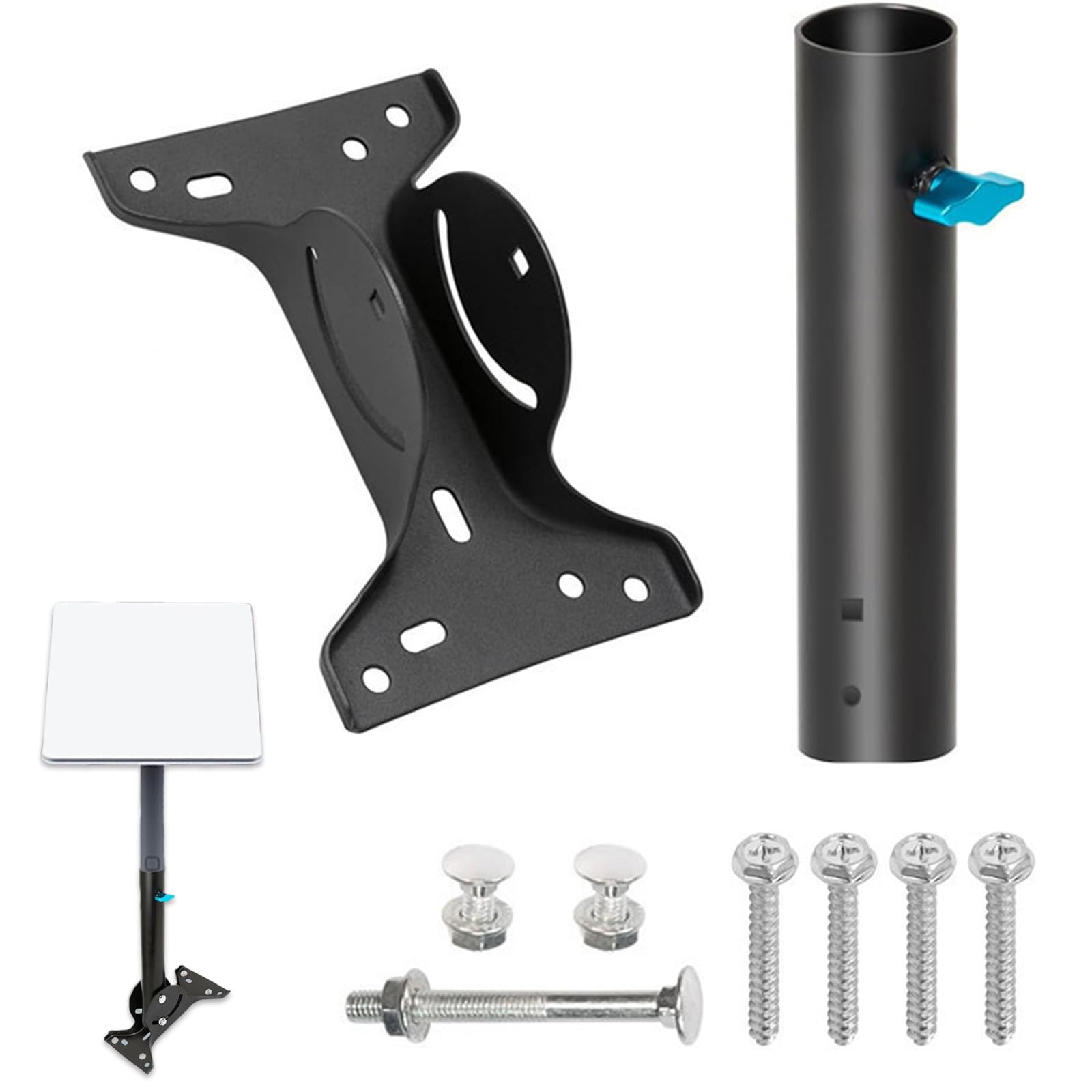 Staffa Montaggio A Parete Parabola Parabola 25 Cm 250 Mm Tubo Galv