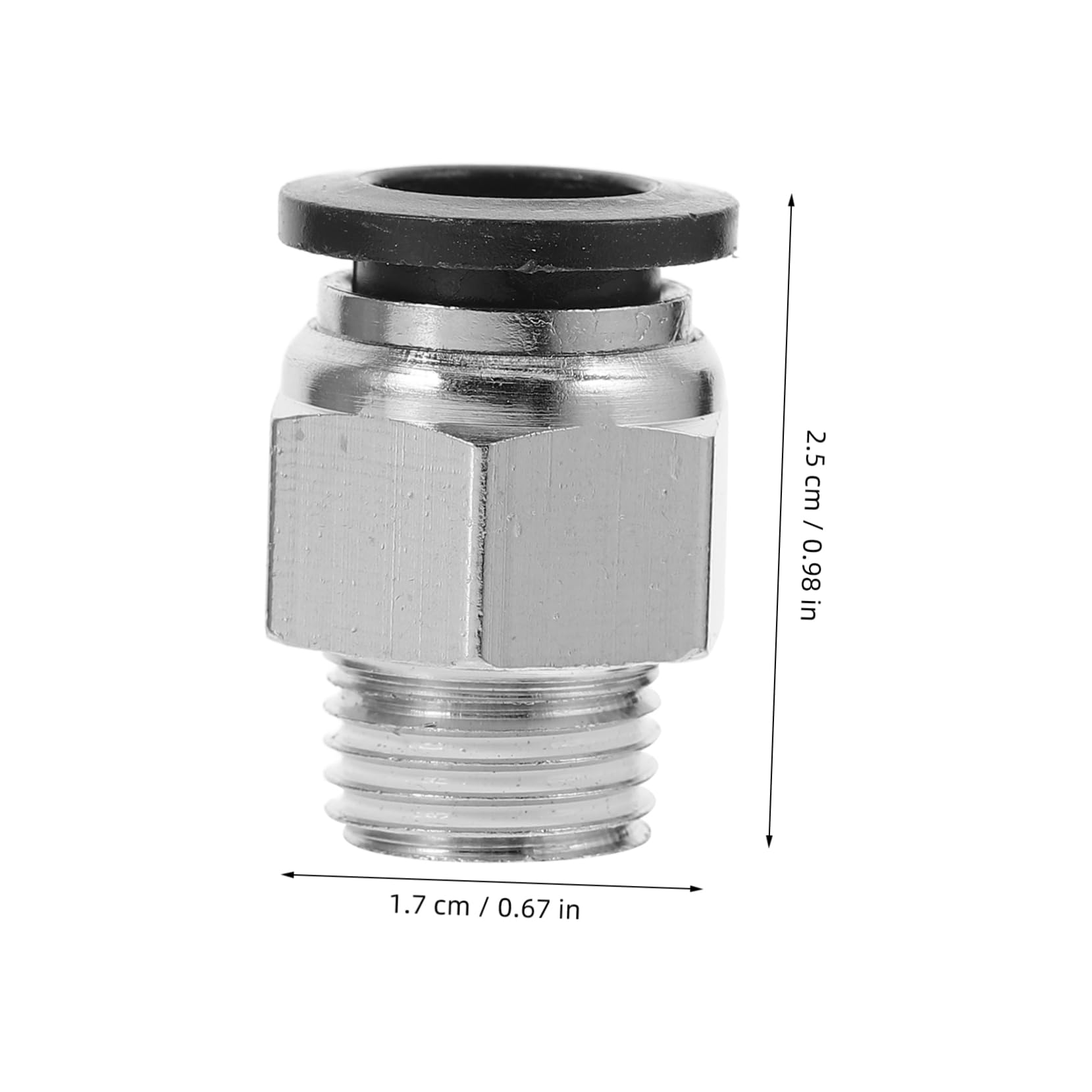SOLUSTRE Pneumatic Air Fitting Replacement 10pcs Straight Push Connectors Quick Connect Fitting System