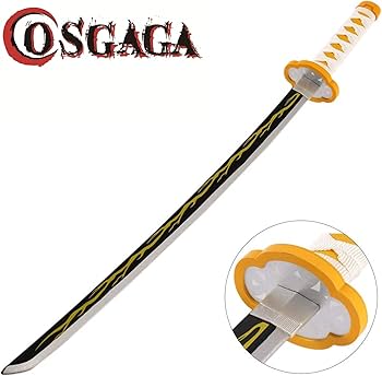 Amazon.co.jp: 我妻 善逸 日輪刀 子供用 鬼滅の刃 善逸 刀 あがつま