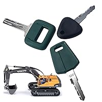 Vista 2 de Juego de 3 llaves de encendido Set Master de excavadora, juego de llaves de equipo pesado/construcción. Compare con la llave Volvo de excavadora