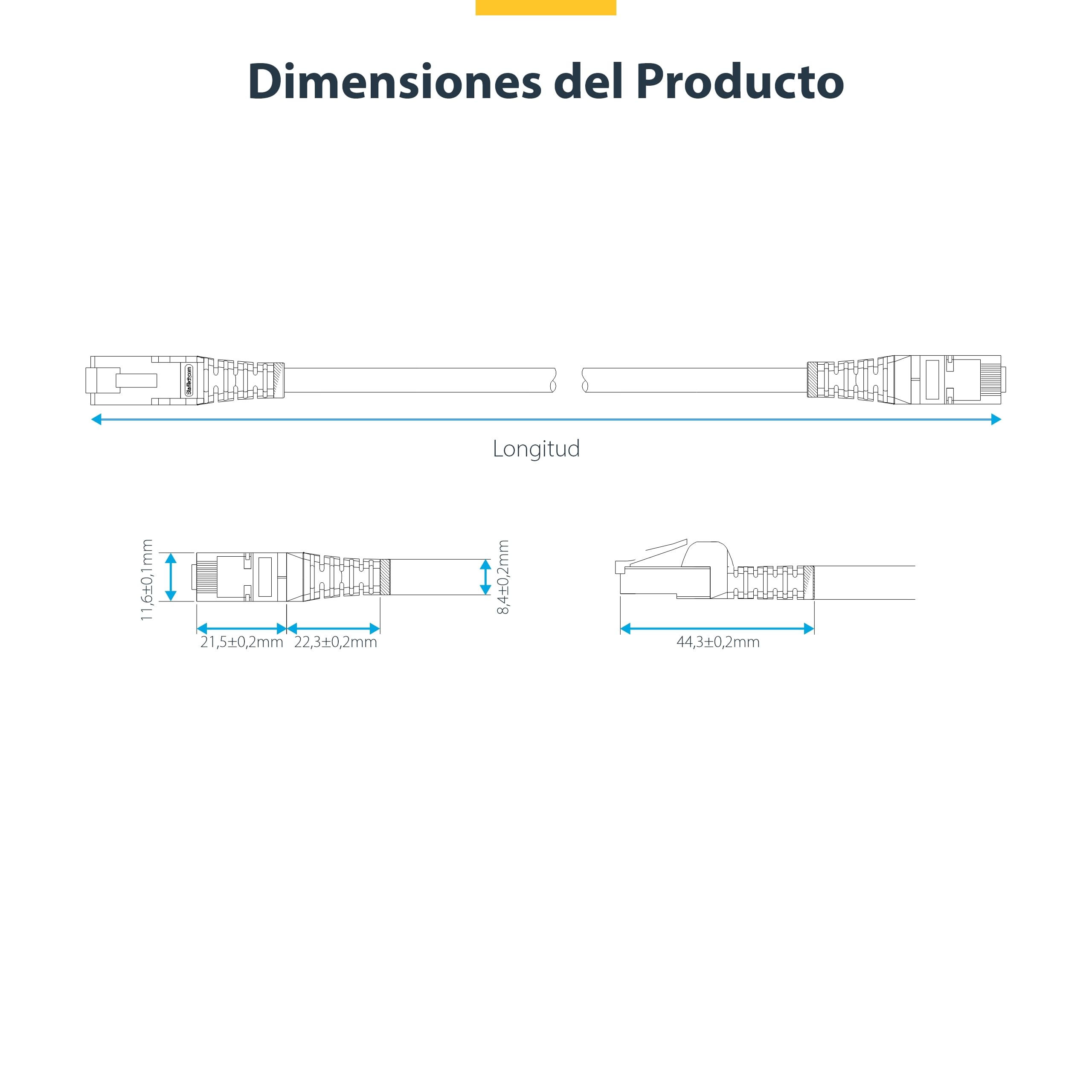 StarTech Cable Ethernet Cat8 Antienganche 15m, S/FTP, LSZH, Blanco | Probado con Fluke, Contactos chapados en oro, Cubierta LSZH sin halogenos, Ideal para 25/40GBASE-T