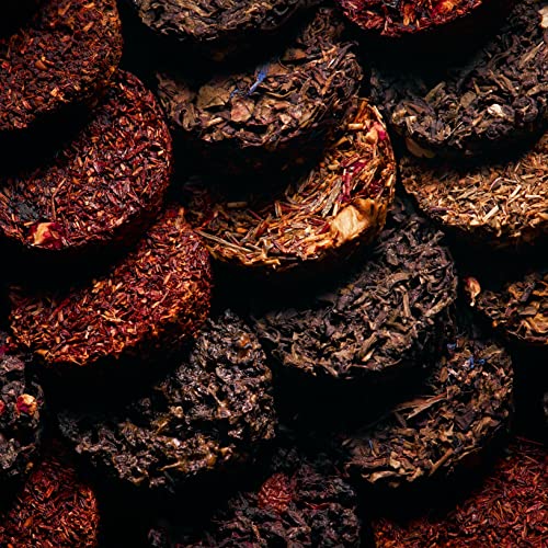 Ilola Loose Leaf Tea Discs Black & Green Tea Bundle | English Breakfast Black Tea No. 11 & Chunmee Green Tea No. 25 | Medium & High Caffeine | 14 Tea Discs Per Flavor #TOP4