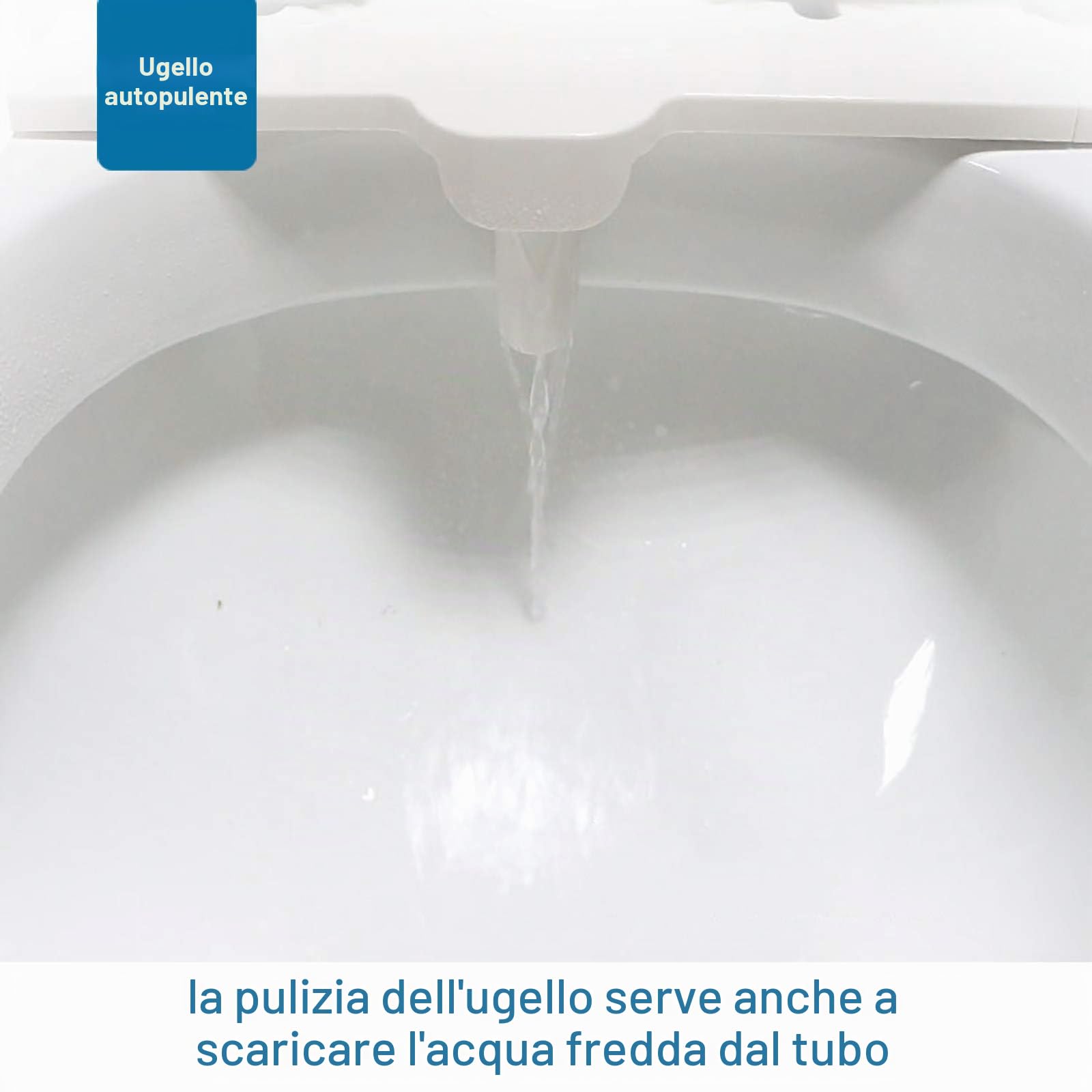 Bidet spray per acqua dolce calda e fredda, attacco per sedile WC sinistro con ugelli autopulenti, controllo della pressione dell'acqua, bidet non elettrico per un bagno lussuoso e igienico