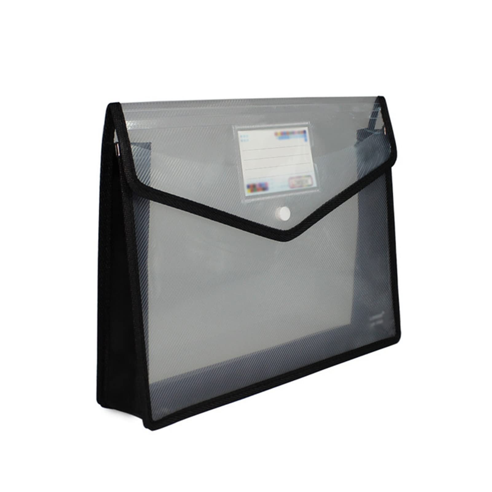 Cartelle Documenti A4 File Borsa Trasparente Creatività Tridimensionale Borsa Acqua Auoia Borsa Cartella Business Business Biglietti da Business Ploth Bag Side Pocket 2 PCS. Organizzatore di File ( Co